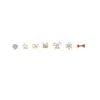 Wholesale Fashion Geometric Copper Ear Studs Plating Zircon Copper Earrings