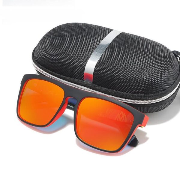 Wholesale New Men's Polarized Sunglasses Colorful Film Sports Sunglasses Elastic Paint Pc Frame Glasses 168