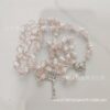 Wholesale Rosary Crystal Bead Cross Pendant Necklace