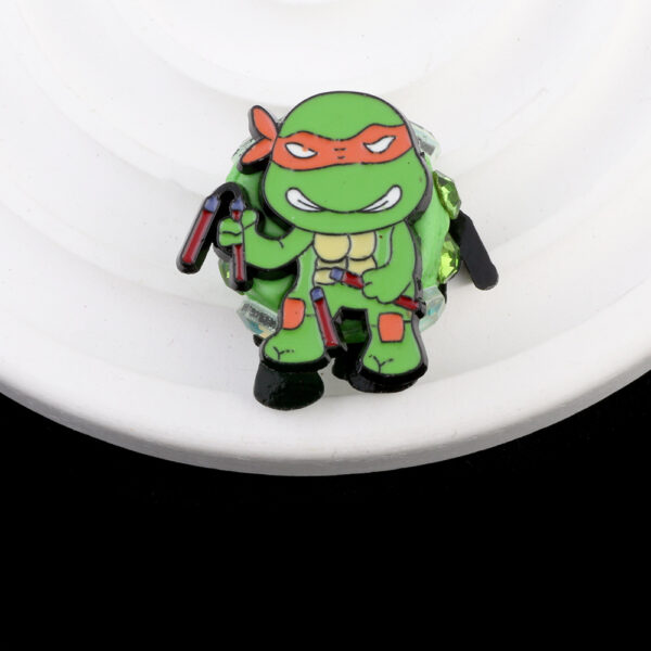 oly-88ddee6c57be0128a81dba5ba6c57f07 Wholesale ouble-Sided Teenage Mutant Ninja Turtles Anime Cartoon Clay Straight Hole Beads DIY Mobile Phone Chain Accessories