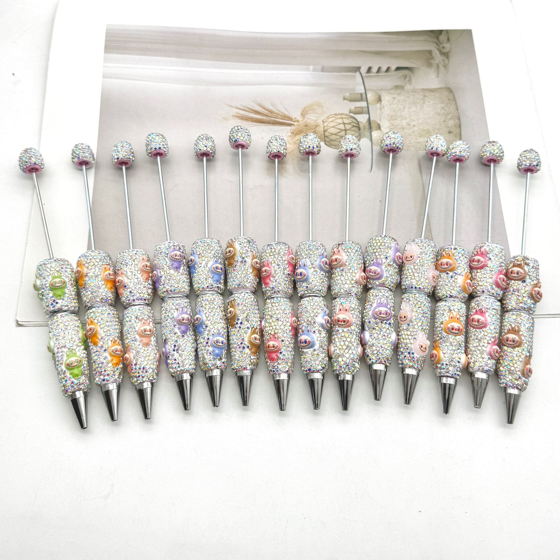 Wholesale Diamond cartoon beaded pen