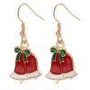 oly-88f40e4204fc3dc47369d7759d8184a4 Wholesale Christmas Reindeer Snowflake Earrings