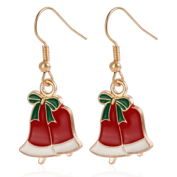 oly-88f40e4204fc3dc47369d7759d8184a4 Wholesale Christmas Reindeer Snowflake Earrings