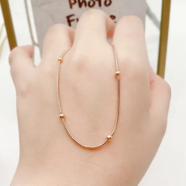 Wholesale Simple Style Geometric Titanium Steel Necklace 1 Piece