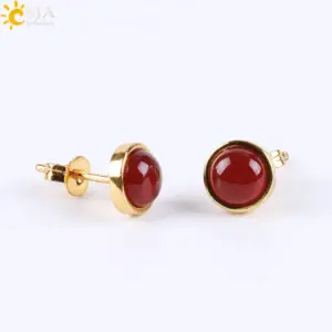Red Agate E596-1 Pairs-Red-Agate