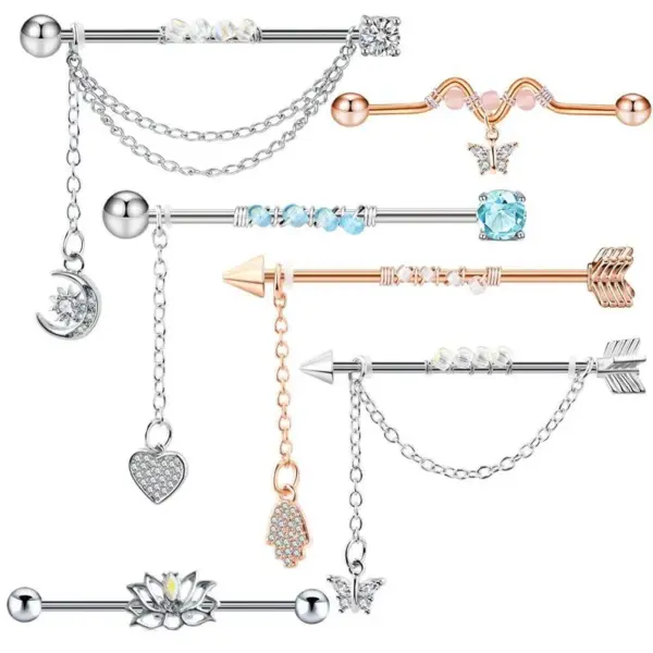 Wholesale Simple Style Flower Stainless Steel Plating Ear Studs 1 Piece