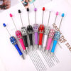 Wholesale New diy heavy industry beaded pen handmade patch beaded ball point pen cross-border explosions blind box cute pen