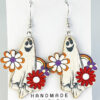 Wholesale Autumn Floral Ghost Bohemian Vintage Thanksgiving Earrings