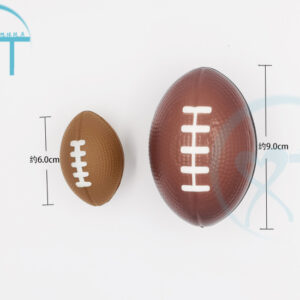 6cm Spray Paint Coffee Rugby / About 9cm long