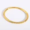 Classic Style Commute Solid Color 304 Stainless Steel 18K Gold Plated Bangle In Bulk