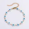 Wholesale PVD Coated 18K Gold Plated Devil'S Eye 304 Stainless Steel Classical Roman Style Waterproof Non Tarnish Bracelets Necklace