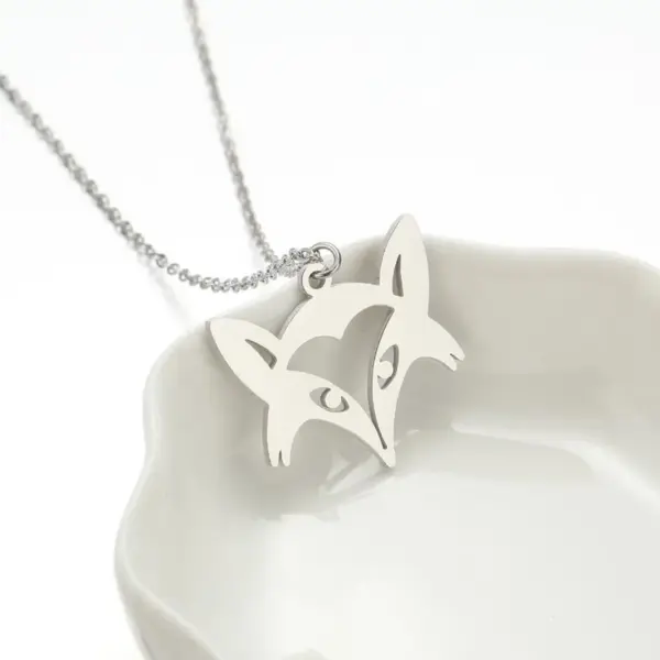 Wholesale Jewelry Fashion Animal 201 Stainless Steel 18K Gold Plated Plating Stainless Steel Necklaces
