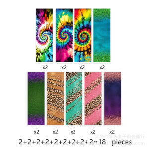 Graffiti series transparent crystal label pen sticker waterproof sticker set (18 pieces/set)-5