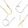 Wholesale Fashion Jewelry 26 Letters Stainless Steel Necklace Wholesale