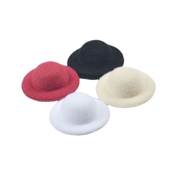 Wholesale SD Doll hat accessories brushed cloth DIY handmade hat embryo hat jewelry raw material handmade bare hat 3.5CM