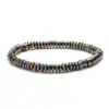 Wholesale Retro Geometric Haematite Beaded Bracelets