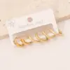 Wholesale PVD Coated 18K Gold Real Gold Plated Star Heart Shape 304 Stainless Steel Elegant Glam Waterproof Non Tarnish Earrings