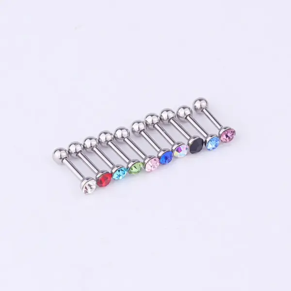 316L Stainless Steel Ear Cartilage Rings & Studs Geometric Waterproof Non Tarnish Surgical Steel Women'S