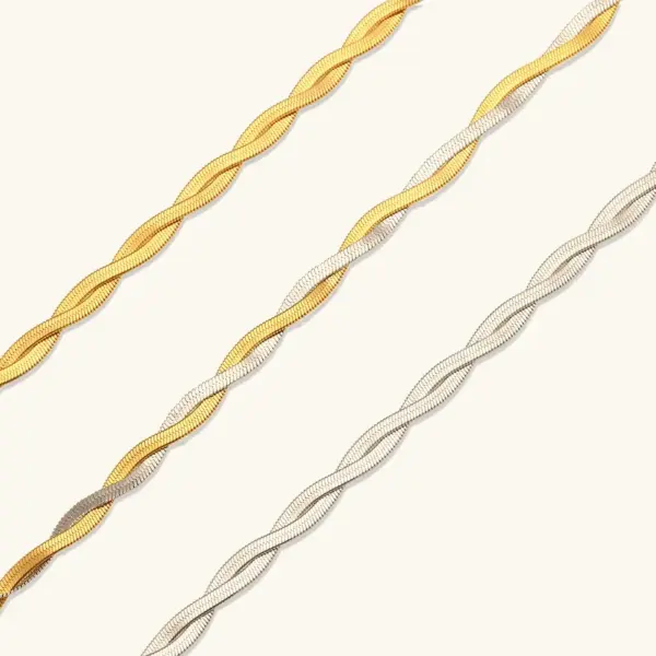 Wholesale Jewelry IG Style Simple Style Solid Color 304 Stainless Steel 18K Gold Plated Plating Stainless Steel Necklaces