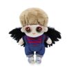 Wholesale Accessories Little Angel Wings 15-20cm Cotton Doll Six-Point Baby Feather Small