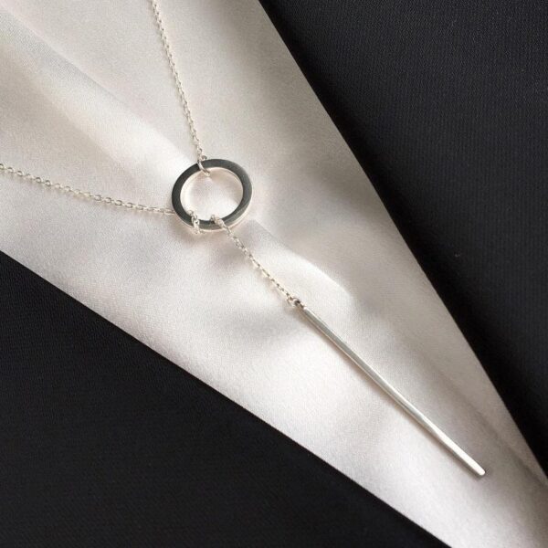 Wholesale PVD Coated Real Gold Plated Geometric Stainless Steel Waterproof Non Tarnish Necklace