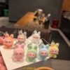 Wholesale 2025 Cartoon Flocked Cloth Figure Blind Box High-Looking Cute Mini Doll Desktop Car Ornament