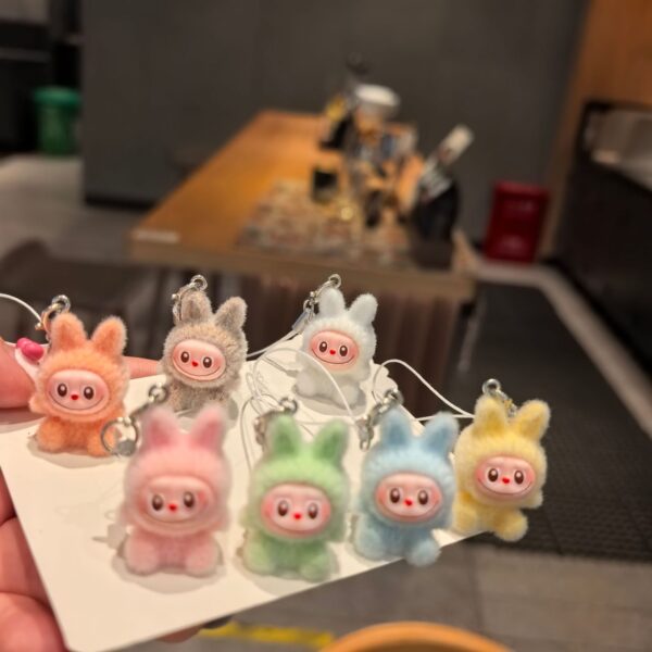 Wholesale 2025 Cartoon Flocked Cloth Figure Blind Box High-Looking Cute Mini Doll Desktop Car Ornament