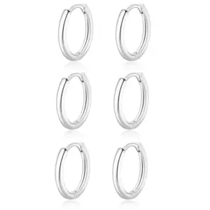 Steel Color 3 Pairs Set / (1.6mm Wire Diameter) 10mm 10mm 10mm 3 Pairs Set