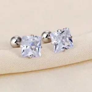 Silver / 8mm Pair