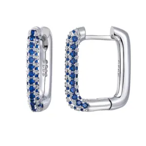 Sapphire Blue Diamond / Silver