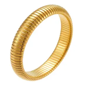 Golden Width 12mm (Ring Size 6cm)