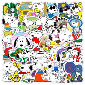 Wholesale 50 cartoon animal notebook graffiti decorative stickers waterproof handbook stickers