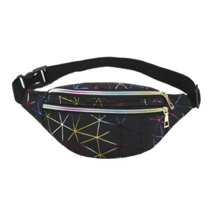 Wholesale 2020 New Laser Sports Multi-Layer Outdoor Fashion Sequin Waist Bag Men's Women's Diagonal Chest Bag Wholesale Urban Style