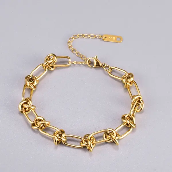 Wholesale Heart 304 Stainless Steel Titanium Steel Waterproof Non Tarnish No Inlaid PVD Coated Real Gold Plated 18K Gold Women'S Anklet