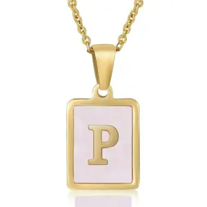 Pink Shell P (Including Chain) / 18K