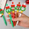 Wholesale 4-piece Christmas series beaded gel pen