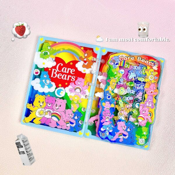 Wholesale Bear Shake-Shake Acrylic Loose-Leaf Notebook A7 Notepad