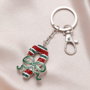 #H264 (christmas cane keychain)
