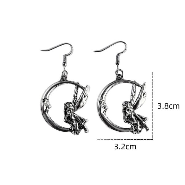 oly-8a0b34569713ec30726143f5fd2bff4e Wholesale Cross-border foreign trade fairy moon earrings cute jewelry factory direct sales