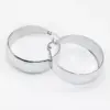 Wholesale 1 Pair Simple Style Commute Geometric Plating Titanium Steel Earrings