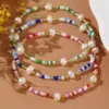 Wholesale Simple Style Round Imitation Pearl Plastic Wholesale Bracelets