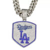 Wholesale Baseball Team Necklace Hip Hop Cuban Chain