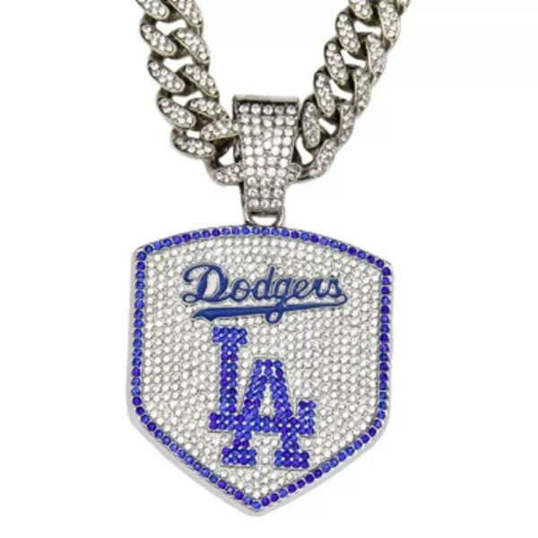 Wholesale Baseball Team Necklace Hip Hop Cuban Chain