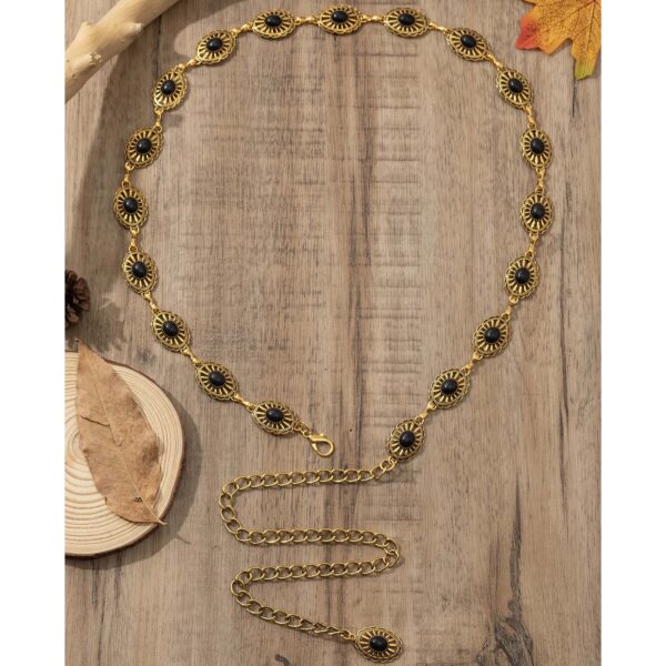 oly-8a2122504a8c5ce2b1b10378e54c5461 Wholesale Cross-border Bohemian retro style belts and waist chains, fashionable and versatile hollow waist chains, clothing accessories