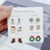 Wholesale Christmas series cartoon earrings