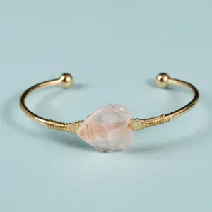 Pink crystal / Gold Style