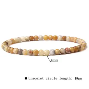4mm Crazy Agate Poke / 19cm