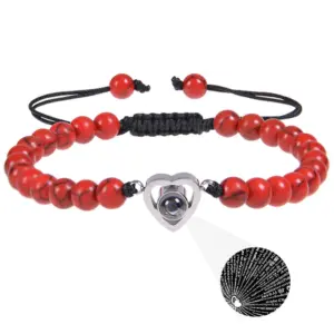 Red Turquoise Bracelet