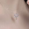 Wholesale "Shining Gemini" Magic Star Necklace Light Luxury Niche Design Elegant Clavicle Chain for Women