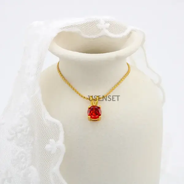 Wholesale Fashion Geometric Stainless Steel Plating Pendant Necklace 1 Piece